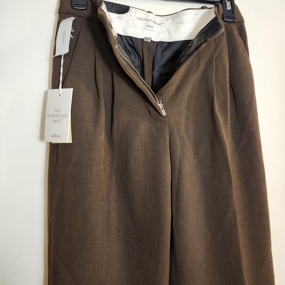 Wilfred -Heather Rich Brown- Effortless Pant -Women Size 2